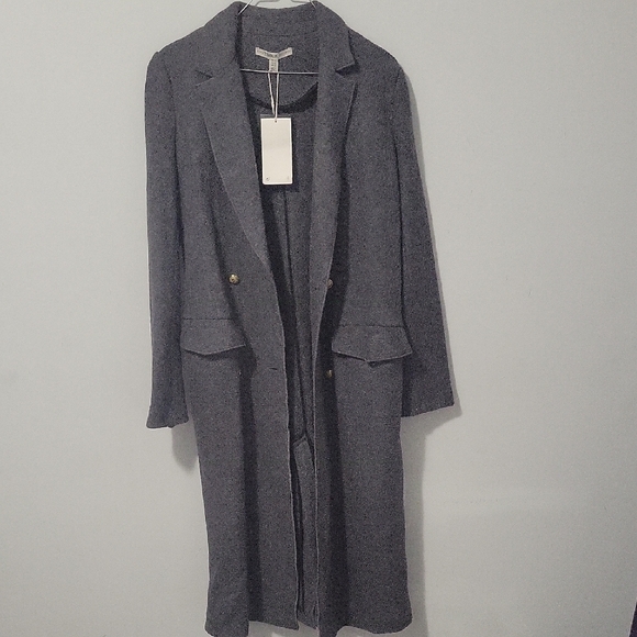 Women's Gray Coat - Picture 1 of 7